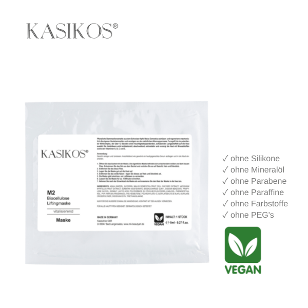 M2 Biocellulose Liftingmaske Kasikos
