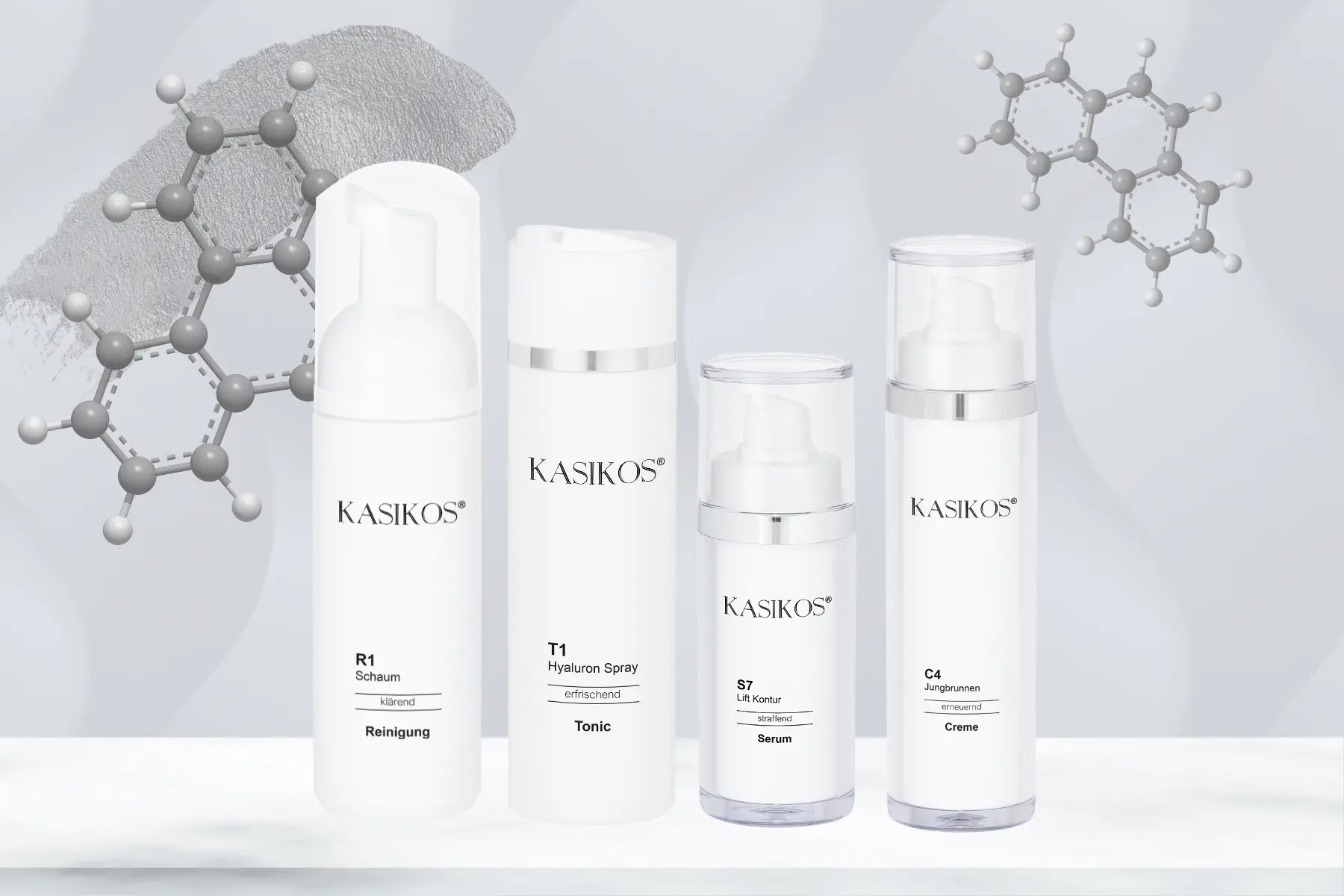 Set Linen oder Falten mindern Kasikos