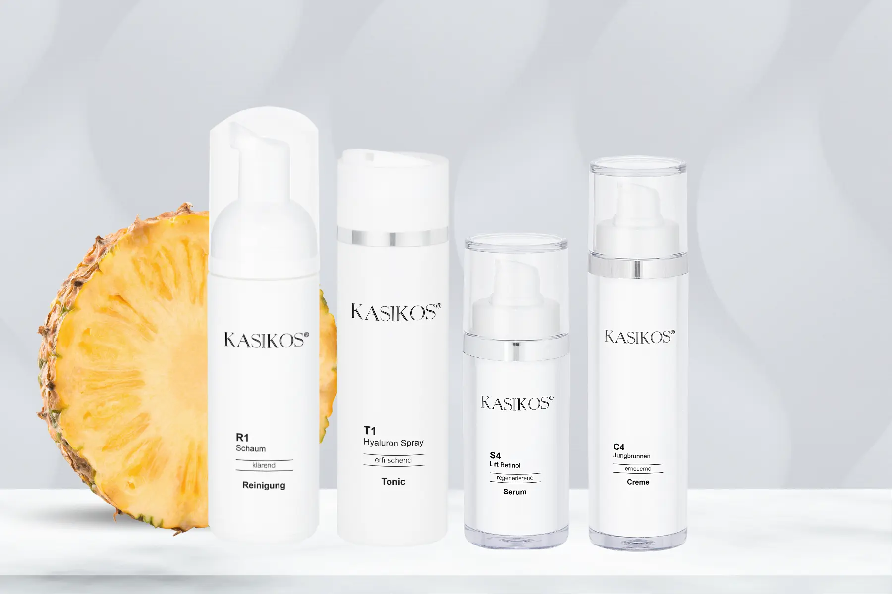 Set Linen oder Falten mindern Kasikos